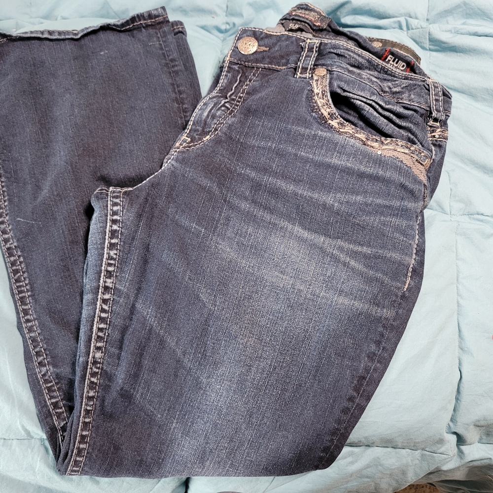 Fluid Women's Blue Jeans